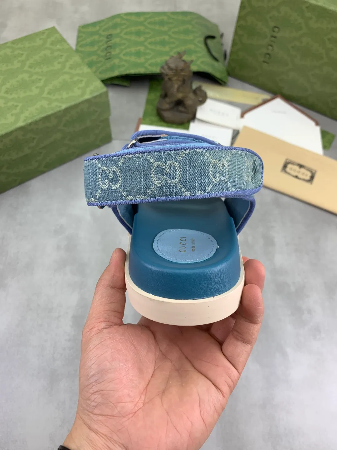 Men's Men's Shoes 💰P460💰【New Style】High Version 🎁🎁🎁 GUCCI New Year of the Snake casual slippers, original official website, perfect workmanship, transmitting a kind of noble luxury, sublimating its definition of luxury in Gucci's high-end extraordinary craftsmanship. Original Gucci double G combination outsole, code number: 35-45, complete package
